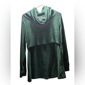 Women's Green Nursing Sweater